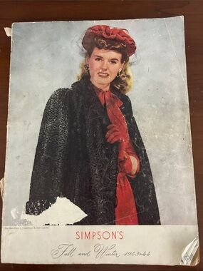 Catalog from 1943 Simpsons